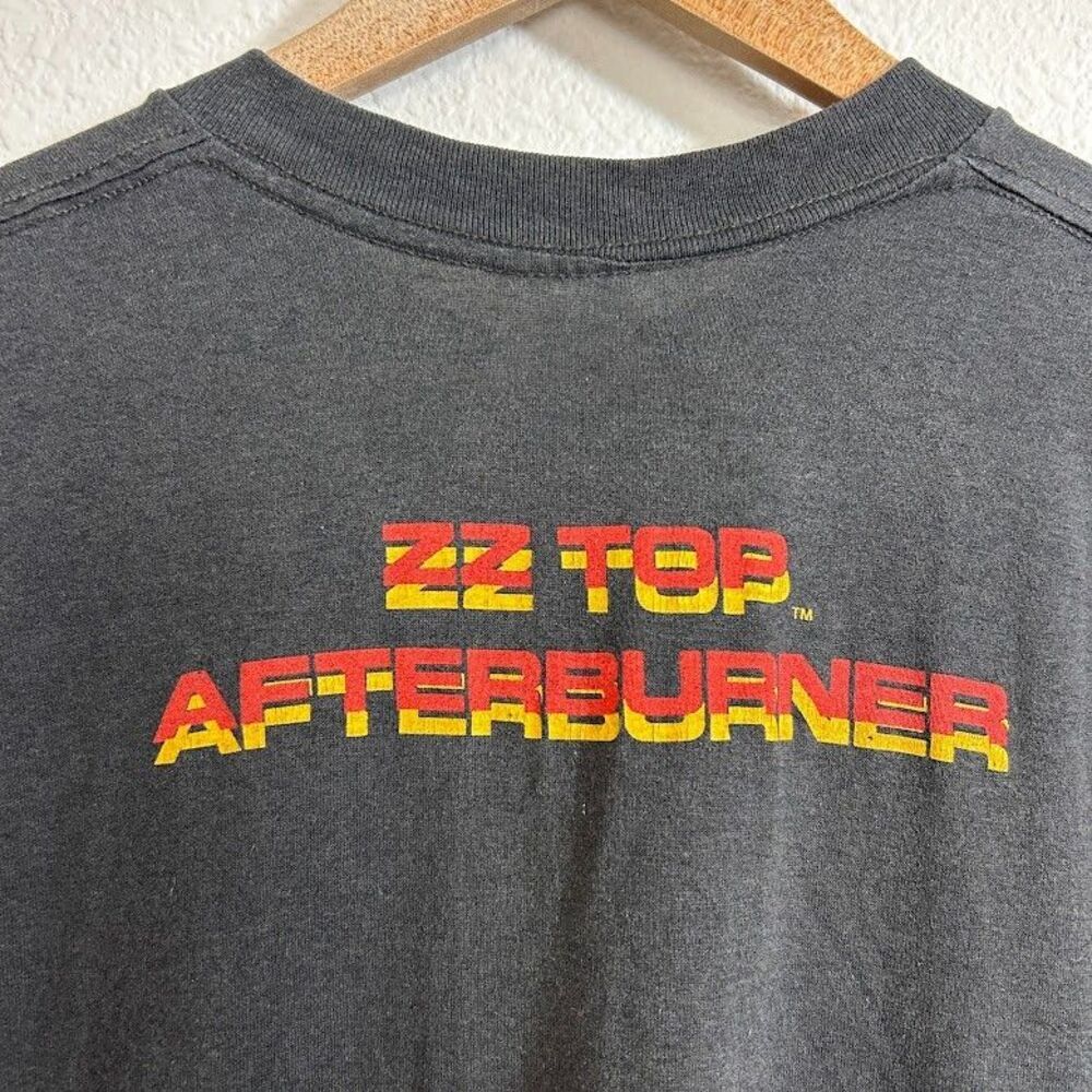 Vtg 1980s ZZ TOP Afterburner Band Tee T Shirt M/L SIngle Stitch Spring Ford Rock - Picture 9 of 10